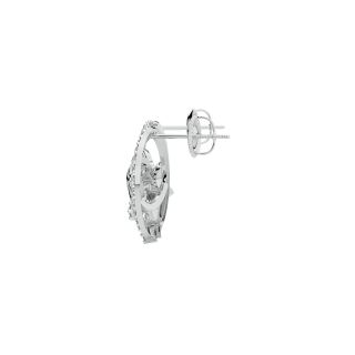 Grace Round Diamond Stud Earrings